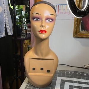 Long Neck Mannequin Head